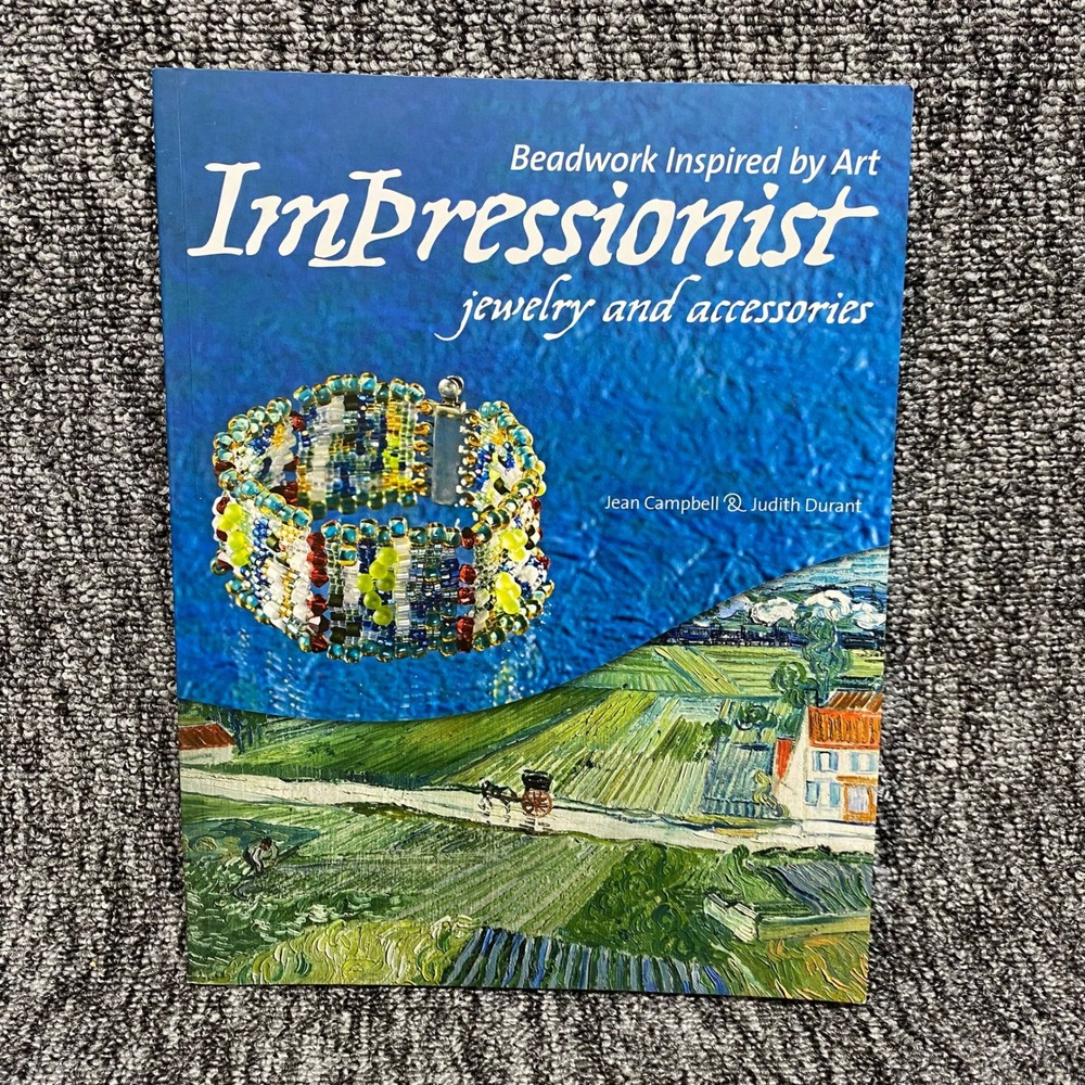 Impressionist Beadwork Jewelry Accessories Book Blue Art Guide